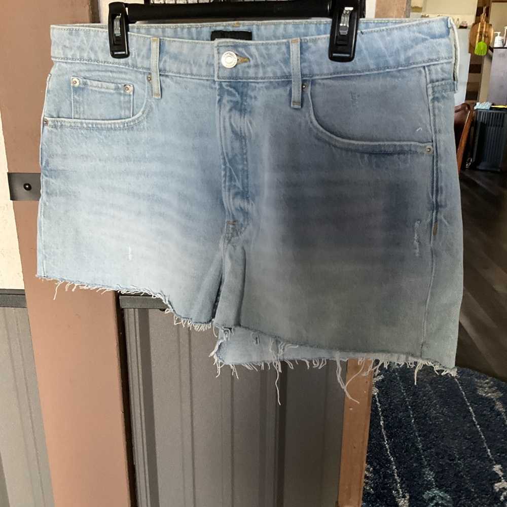 Light Wash Denim Cutoff Shorts for Women